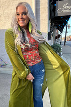 3853 Velvet Duster Kelly Green