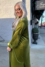 3853 Velvet Duster Kelly Green