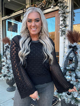 3254 Open Knit Sweater