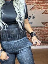 2590 Black Tooled Flares