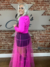 3922 You Tulle Much Blazer Pink