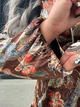 5466 Paisley Princess Dress Brown