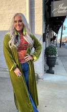 3853 Velvet Duster Kelly Green