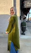 3853 Velvet Duster Kelly Green