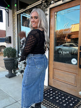 3478 Denim Maxi Skirt