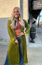 3853 Velvet Duster Kelly Green