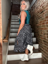 2889 Animal Print Midi Skirt