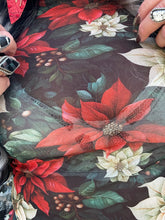 5509 Meet Me Under The Poinsettia Mesh Top