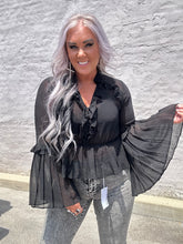 3526 Peplum Punk Top