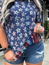 4470 Stars and Stripes Reversible Top