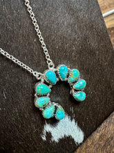 4113 Sterling Silver and Kingman Turquoise Necklace