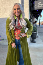 3853 Velvet Duster Kelly Green
