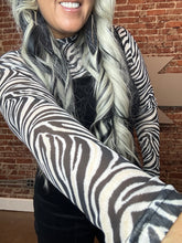 5528 Cowgirl Safari Mesh Top