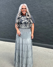 5249 Gray Skies Maxi Skirt