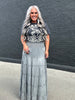 5249 Gray Skies Maxi Skirt