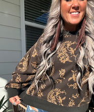 5391 Western Posh Print Top