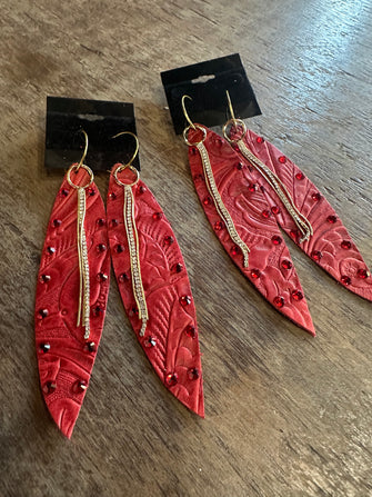 5079 Leather Earrings