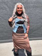 5437 Bandera Skirt Chocolate