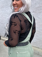 3921 Judy Blue Skirt Overalls Sage