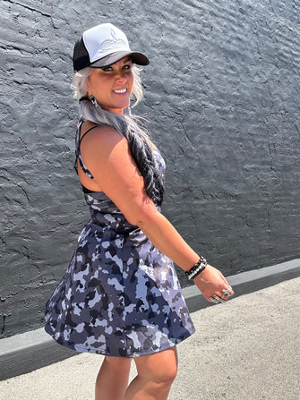 5305 Can't See Me Tennis/ Swim Dress