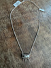 4766 Sterling Silver White Buffalo Necklace