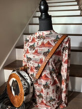 5546 Golden Rodeo Mesh Top