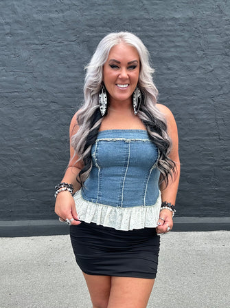 5280 Darling Denim Top
