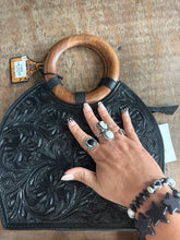 5341 Tooled Leather Round Purse