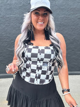 5135 Checkn You Out Corset Top