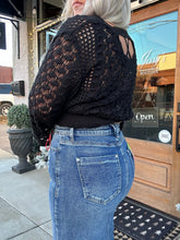 3254 Open Knit Sweater