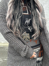 4954 Cowtown Collage Mesh Dress