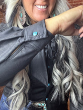 5516 Leather Outlaw Top