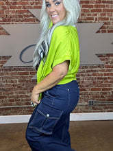 3451 Denim Cargo Maxi Skirt