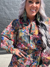 4270 Floral Gem Skirt Set