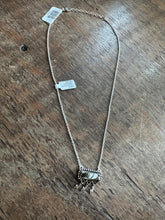 4764 Sterling Silver White Buffalo Necklace