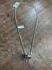 4764 Sterling Silver White Buffalo Necklace