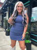 5334 Blue Moon Bodycon Dress