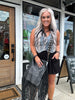 4542 Boot Stitch Leather Handbag Black