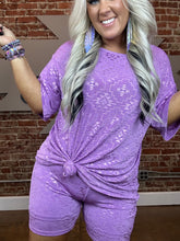 4195 Chillville Biker Shorts Lavendahh