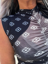 5265 Aztec Scrunch Dress