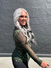 5424 Sideline Spirit Mesh Top Green