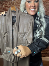 5535 Leather Outlaw Top Mocha