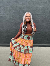 5247 Coral Paradise Maxi Skirt