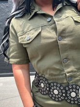 4883 Reckless Romper Olive