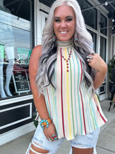 4102 Gimme More Plisse Tank