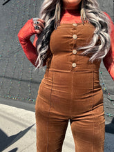 5503 Cord Cowgirl Overalls Chestnut