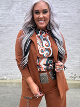 4771 Neutral Swirl Top