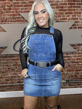 4194 Judy Blue Light Denim Skirt Overalls