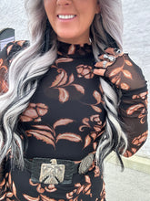 4906 Floral Flair Maxi Dress