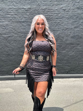 5289 Black Aztec Dress